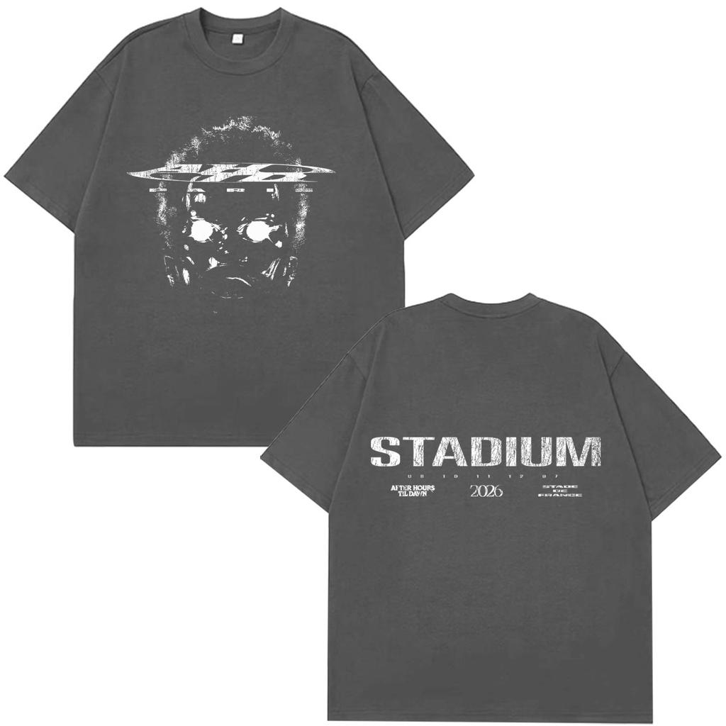 The Weeknd After Hours Til Dawn Tour 2026 T Shirts Unisexs Vintage Fashion Clothing Tshirt Hip Hop Short Sleeve Cotton Tshirts