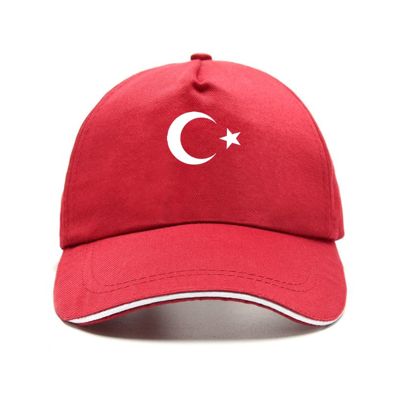 Sunmmer New Turkey Baseball Caps Women Unisex Adjustable Snapback Fashion Unisex Turkish Flags Hats MZ-286