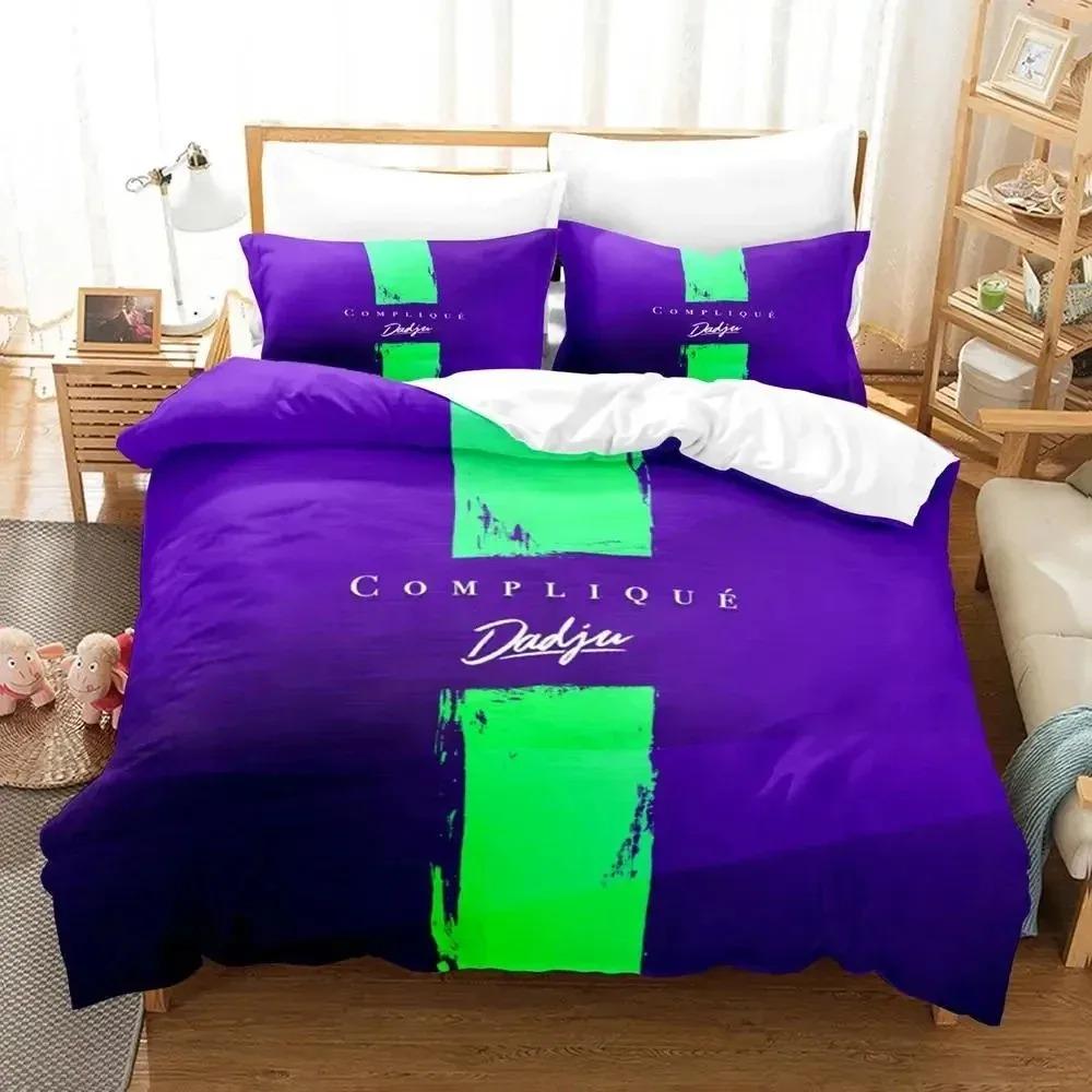 3D Print Singer Dadju Prince Dadj Bedding Set Duvet Cover Bed Set Quilt Cover Pillowcase Comforter King Queen Size Boys Adult