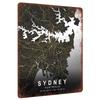 Sydney City Map Art Metal Wall Decor Modern Minimalist Australia Landmark Home Decoration Poster