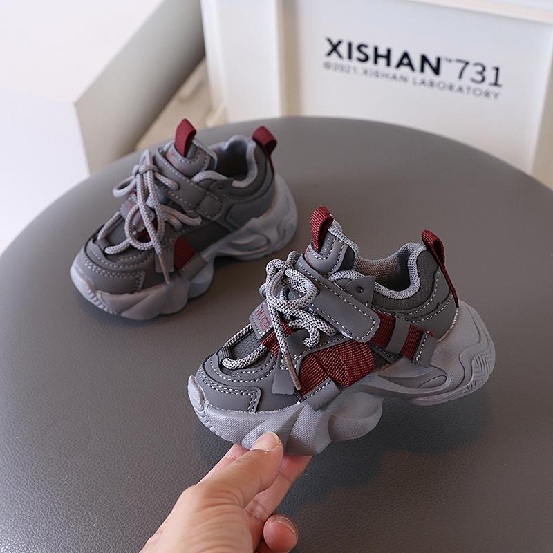 2025 Spring/Autumn Kids' Soft Sole Sports Shoes: Comfortable Casual Running Shoes for Boys and Girls