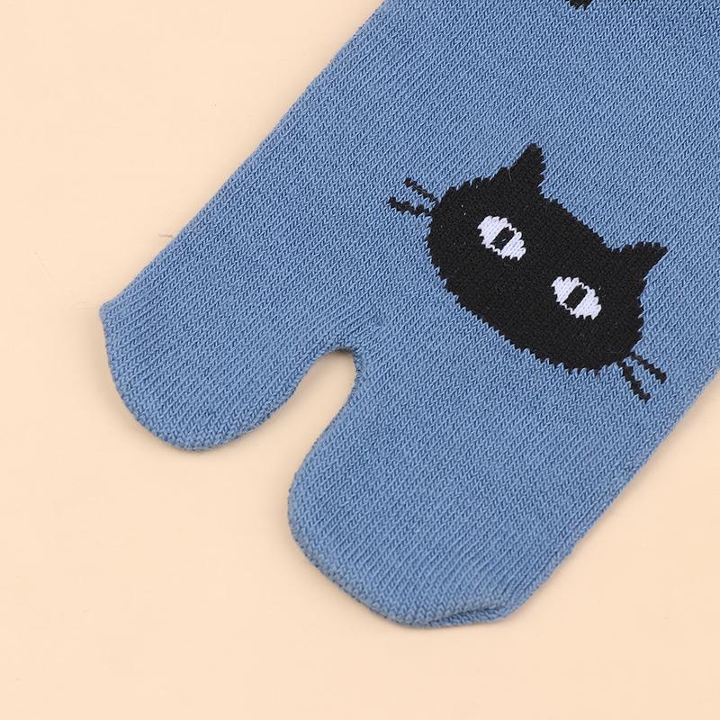 1Pair Japanese Style Two Finger Socks Unisex Clog Socks Polyester Toe Separation Socks Kimono Flip Flop Sandal Split Toe Sock