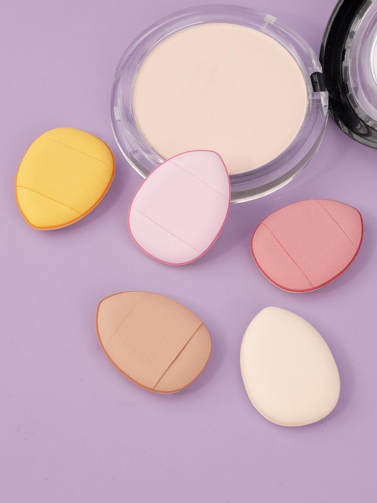 Fingerpuderquaste nass und trocken Foundation nimmt kein Puder auf kleiner Daumen Luftkissen Mini-Version des Make-up-Schwamms Fingerspitze