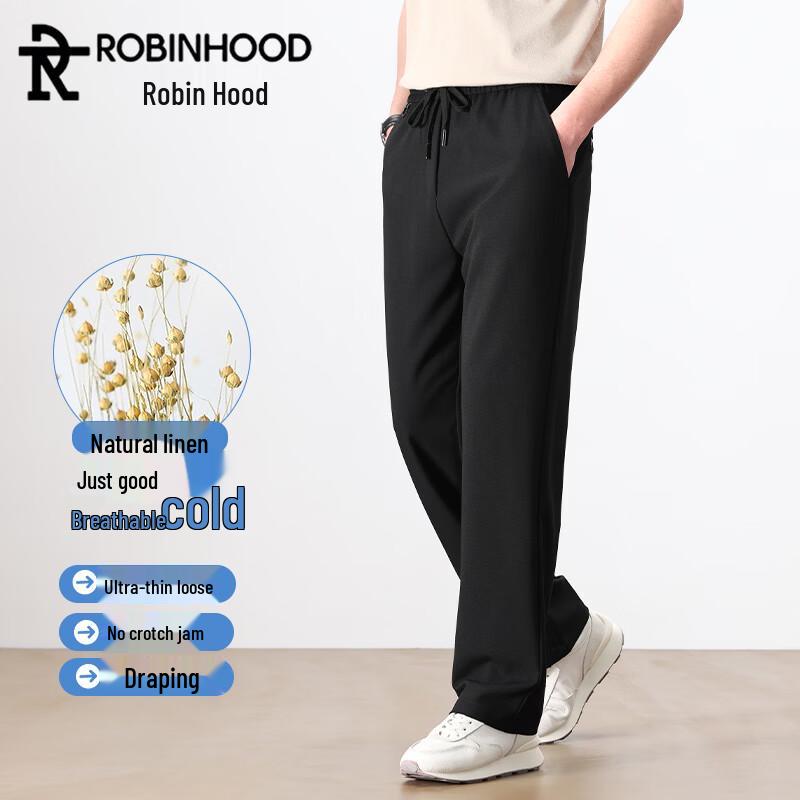 ROBINHOOD Men s Summer Loose Fit Straight Leg Casual Pants 2XL