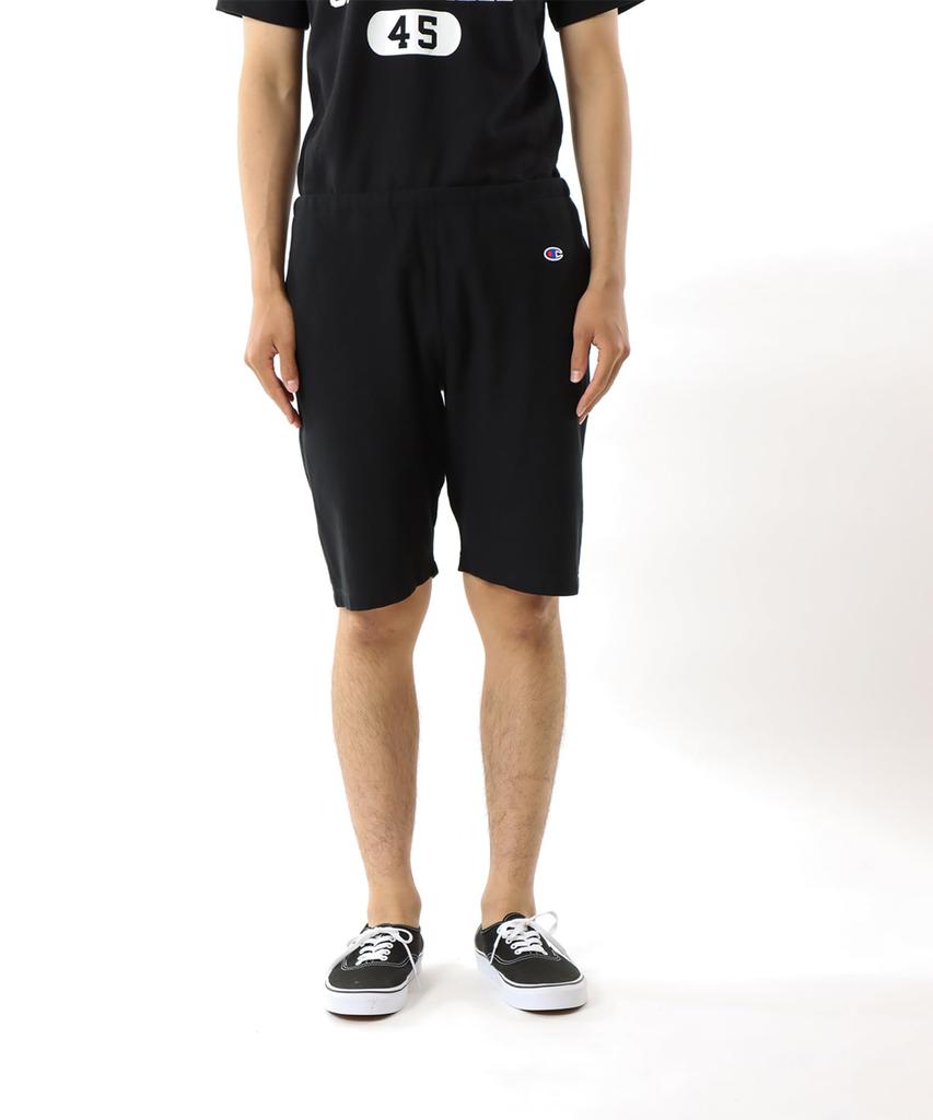 Shorts Cotton Oz Reverse Shorts Black XL [Champion] 100% 9.4 Weave(R) C3-D526Z Men's