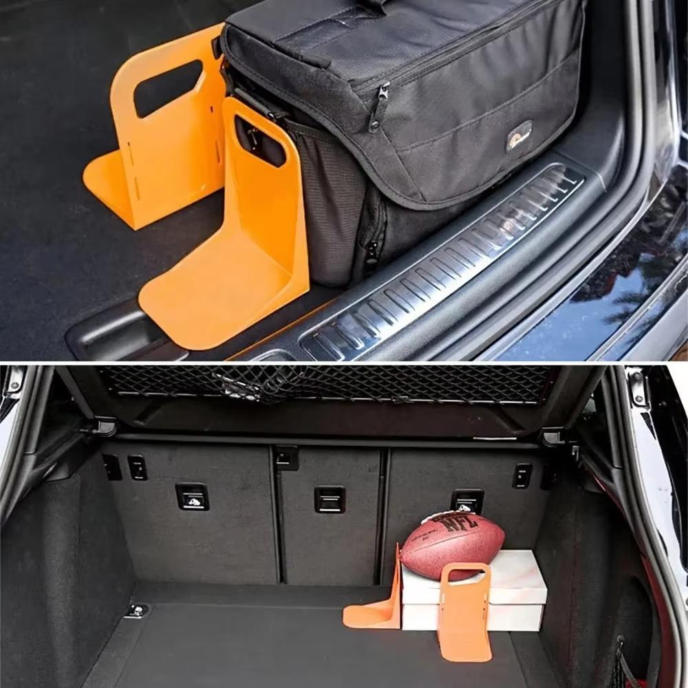 Sturdy 1/2Pcs Car Trunk Organizer Rack – Anti-Shake Fence Storage Holder, Foldable Luggage Box Stand for SUV Truck Tools Nrw Hot