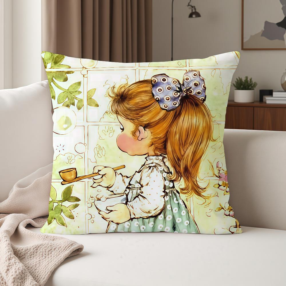 Artist S-Sarah K-Kay Pillow Case Suitable For Bedrooms Living Rooms Cars Home Decoration
