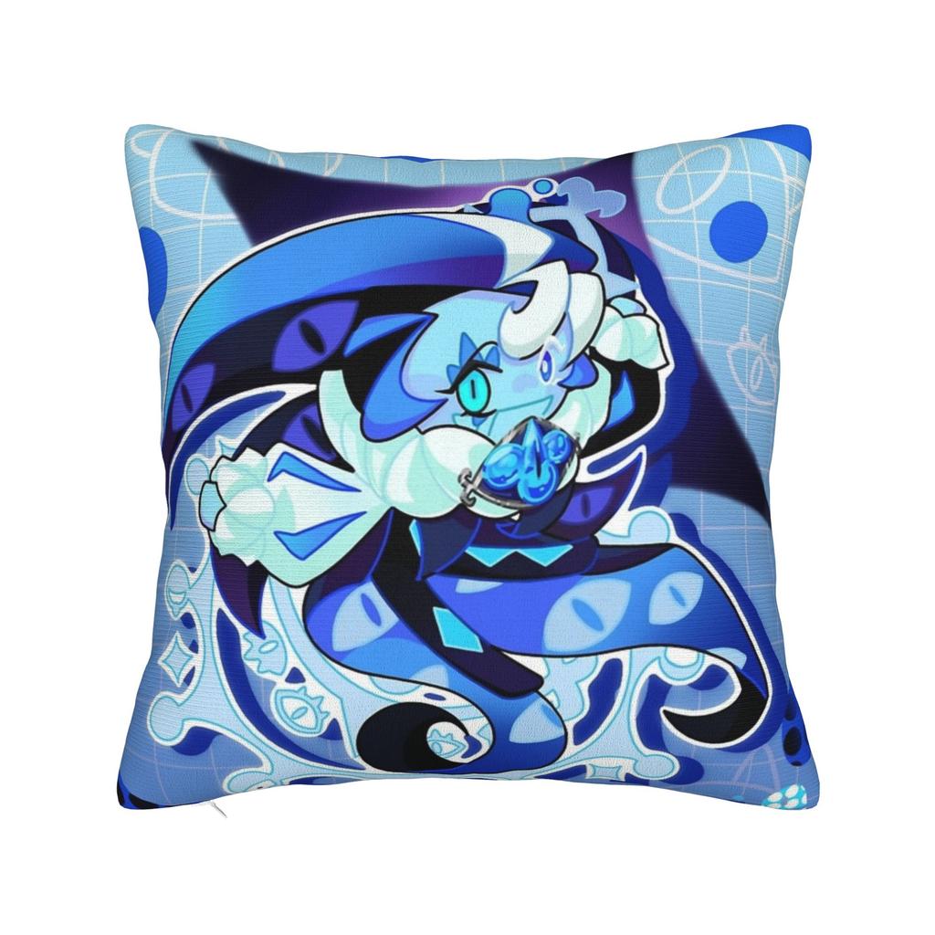 Milky Way Cookie Pillowcase Polyester Cushion Cover Decorations Cookie Run Kingdom Throw Pillow Case Cover Home Square 18'
