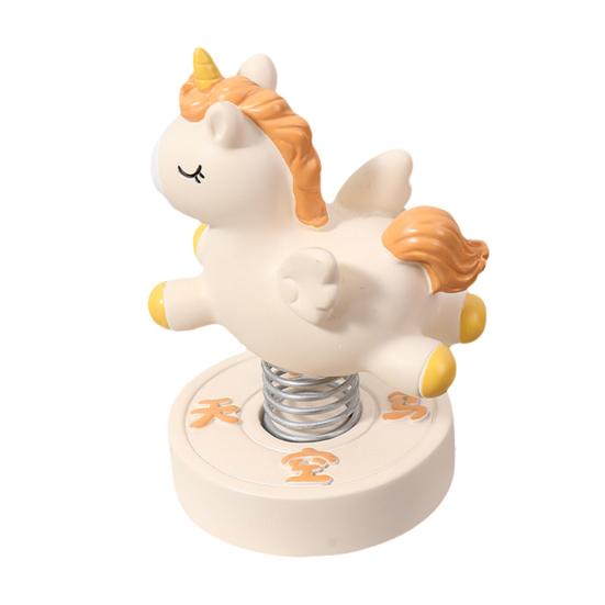Yousheng Cartoon Horse Figurine Bring Good Luck Wealth Mini Horse Statue Spring Horse Fidget Toy New Year Decoration Ornament