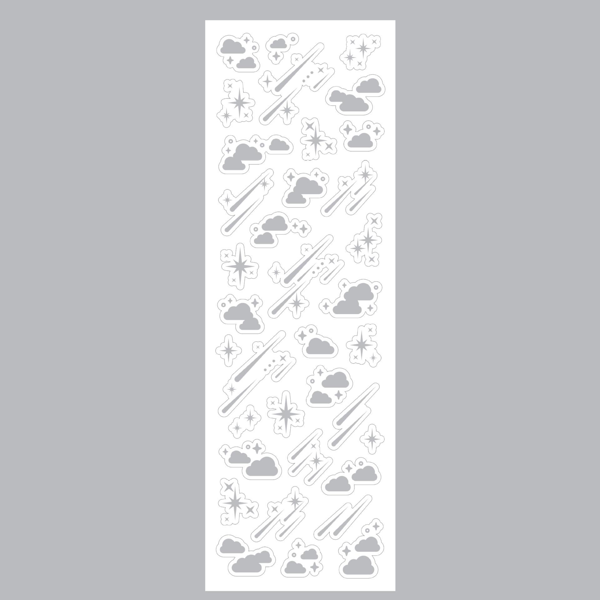 

1 шт., украшение со звездами, градиентная лазерная наклейка, сделай сам, ПВХ материал, декоративная наклейка для скрапбукинга, канцелярские принадлежности HMM