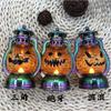 Halloween Pumpkin Lantern Decorative Handheld Lamp Kids Party Fright Night Decoration