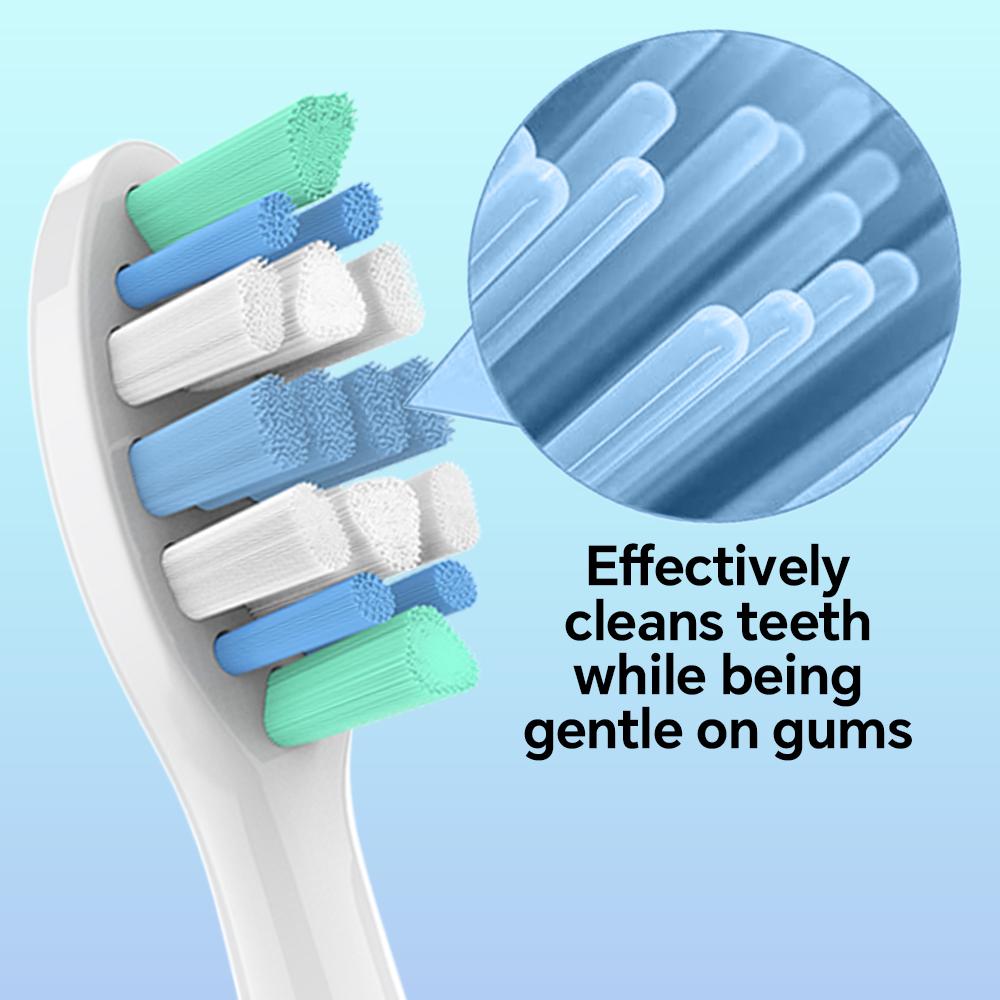 4 8 12 20 Pcs Compatible with Philips Electric Toothbrush Replacement Brush Heads, Toothbrushes Head Refill for 1100 2100 C1 C2