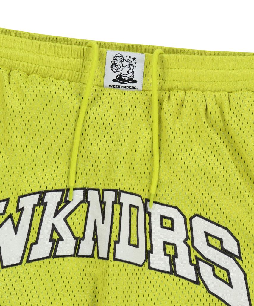 WKNDRS Court Mesh Track Pants (Lime)