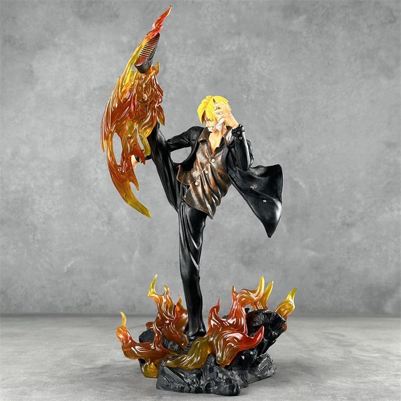 33cm Anime One Piece Sanji Figures PVC GK Statue Action Figures Collection Model Toys For Children Gifts