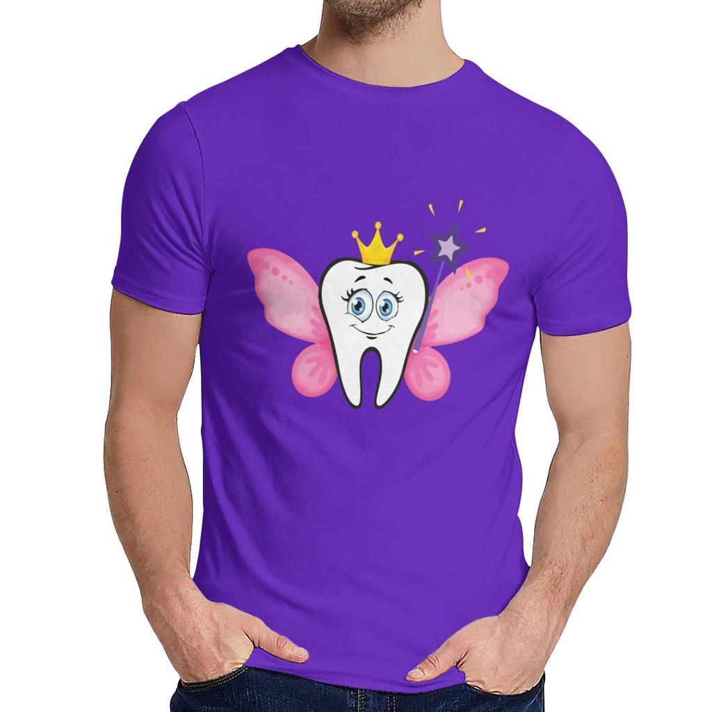 Design Cute Tooth Fairy Dentist Dental Dentistry Hygienist T Shirt Man Summer Cool Man 100