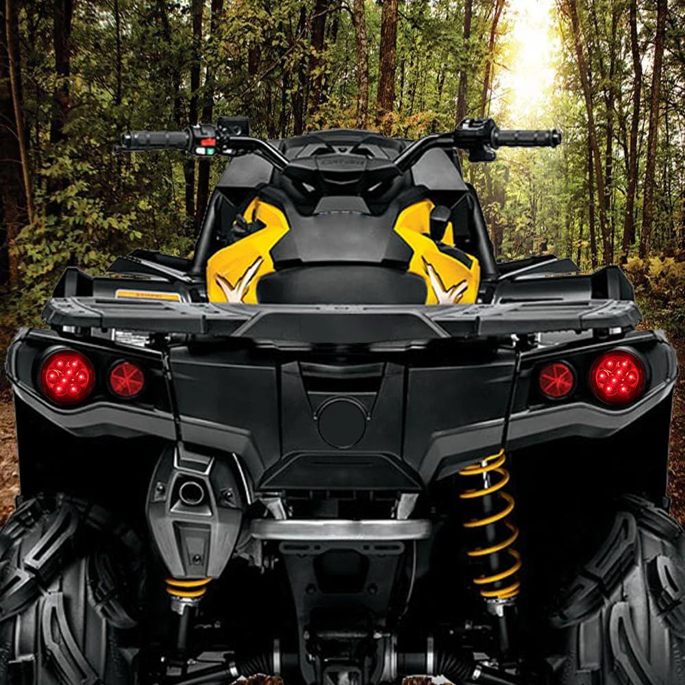 Stop Spate ATV UTV #710001645 Lentilă Roșie pentru Can-Am Outlander pentru Can-am Renegade Commander Maverick x3 800 1000 2011-2024