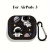 Astronaut and Planet Design Earphone Protective Cover For Airpods 3 4 PRO/PRO 2/PRO 3 Anti Drop Matte Texture