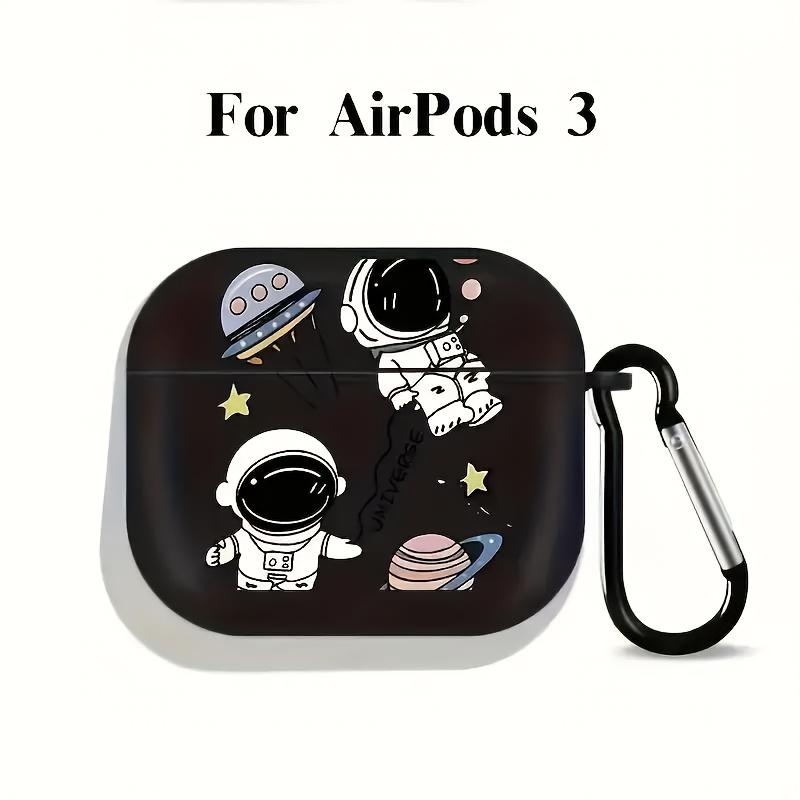 Astronaut and Planet Design Earphone Protective Cover For Airpods 3 4 PRO/PRO 2/PRO 3 Anti Drop Matte Texture