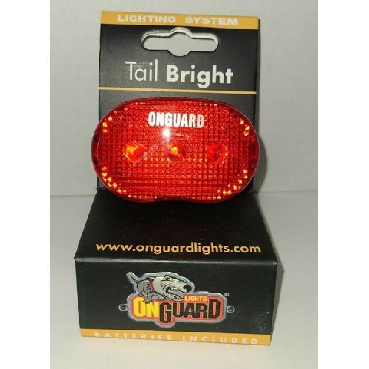 Tail Bright ONGUARD Ultra Bright Red LED Tail Light for Bicycle NEW