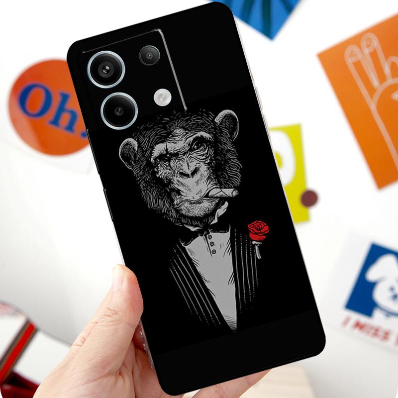Cartoon Monkey Funda For Xiaomi Redmi Note 13 Pro 10 11 12 14 Pro 11S 12S Case For Redmi 15 12C 13C 14C 10C