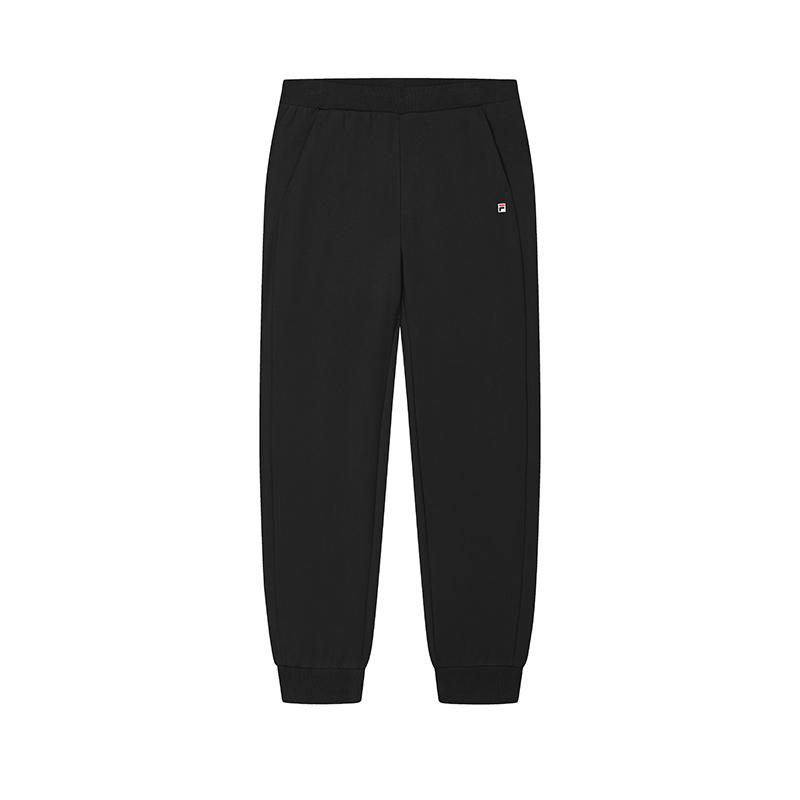New FILA Knitted Sports Pants Women's Black F11W528604F-BK