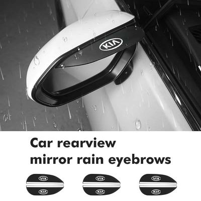 For 2pcs Carbon Fiber Car Rearview Mirror Eyebrow Rain Cover Ceed Sportage Rio K5 K2 Optima Cerato Proceed Venga