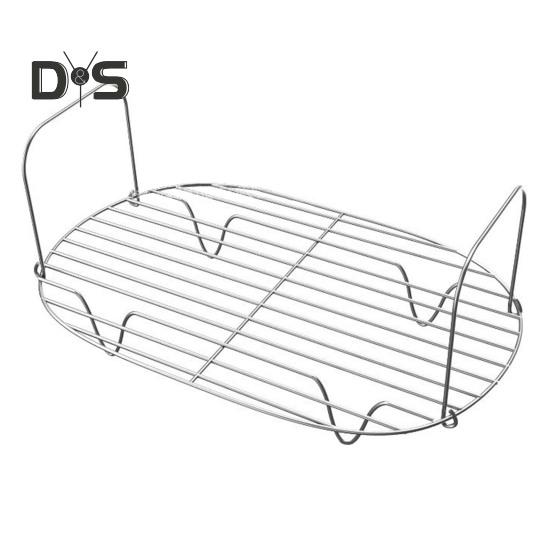 

Решетка для жарки из нержавеющей стали, усиленный противень для выпечки, подставка для барбекю для курицы, рыбы, овощей A