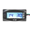Miernik 4 w 1 Temperatura Wody Oleju Czas Napięcie Wyświetlacz Cyfrowy LCD DC12V Uniwersalny do Motocykla M12x1.5