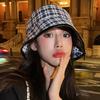 Xiaoxiangfeng Bucket Hat Women's Autumn and Winter Versatile Retro Washbasin Hat Fashion Bucket Hat Travel