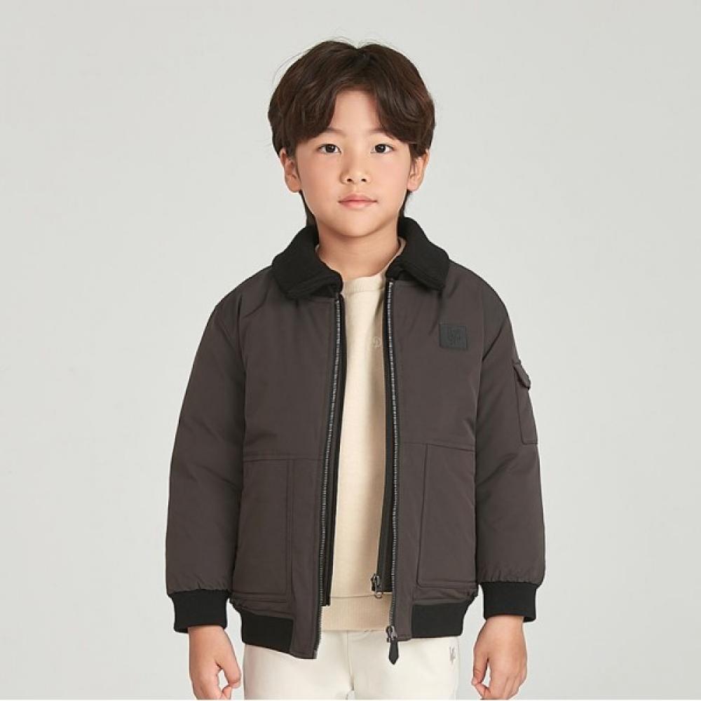 Daks Little Daks Kids Detachable Neck Mid Lightweight Flight Jumper Dtw10jn04m Cg