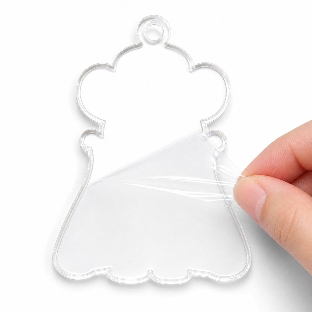 2D Flat Acrylic Charm Countdown Set with in Airplane Box Packaging
