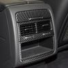 Real Carbon Fiber Car Accessories Rear Air Vent Trim Cover Sticker For VW Touareg 7P MK2 2011 2012 2013 2014 2015 2016 2017 2018