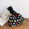 Colorful Polka Dot Knitted Handbag for Women - Versatile, Trendy, and Casual for Any Season
