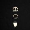 Replacement Belt Buckle Single Prong Metal Leather Craft Belt Buckle Photo Props Punk Belt Buckles for Men Women