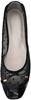 Yosuke Women's Ballet Flats, Size 2820046, Black, Sizes 24.0cm-24.5cm