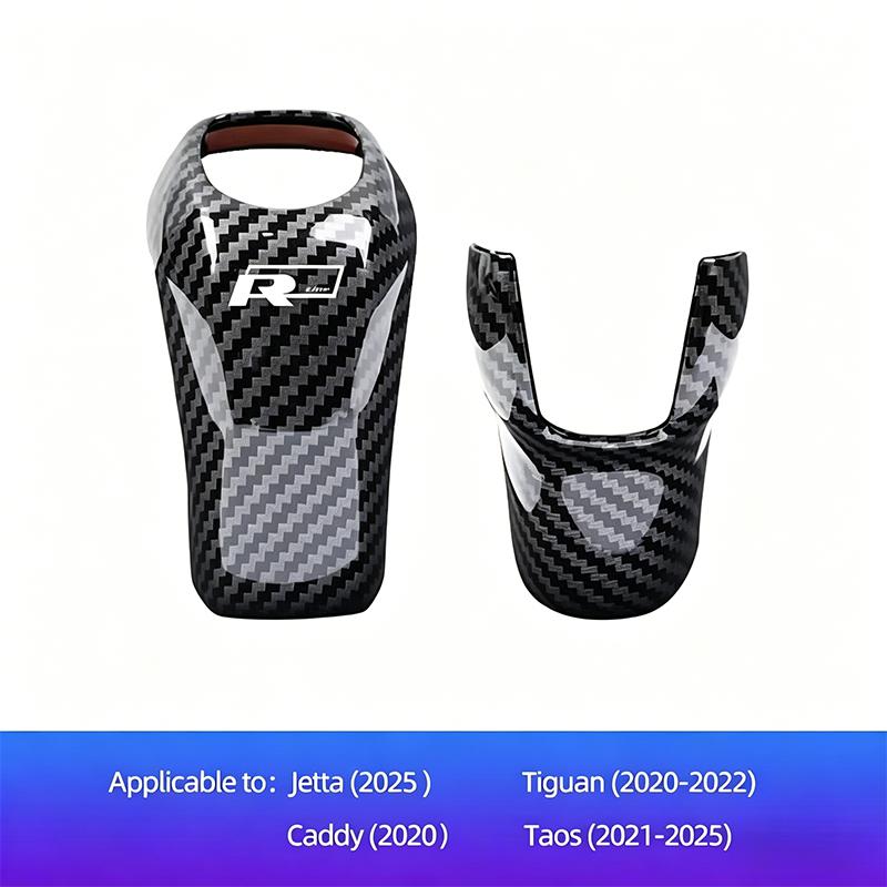Volkswagen Gear Stick Cover Car Shift Lever Carbon Fibre Shell For VW Golf Polo GTI Tiguan R-Line Passat Variant Jetta Tirevalve