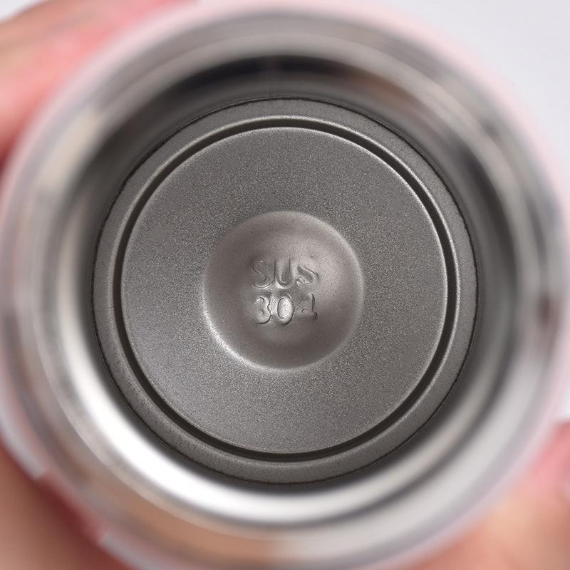 Ins Wind Gradual Change Color Stainless Steel Thermos Cup Creative Boys and Girls Bounce Cup Office Daily Drinking Straight Cup