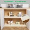 Shelf Liners for Kitchen Cabinets Adhesive - Waterproof Contact Paper Peel and Stick - Non Slip Drawer Liners Self Adhesive - Removable Cabinet Liner
