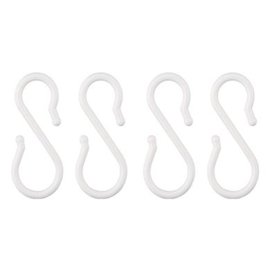 Kunststoff S-Haken Ohne Bohren Montage Klebe Wandhalter Organizer Kleiderbügel für Praktische Hängende Aufbewahrung