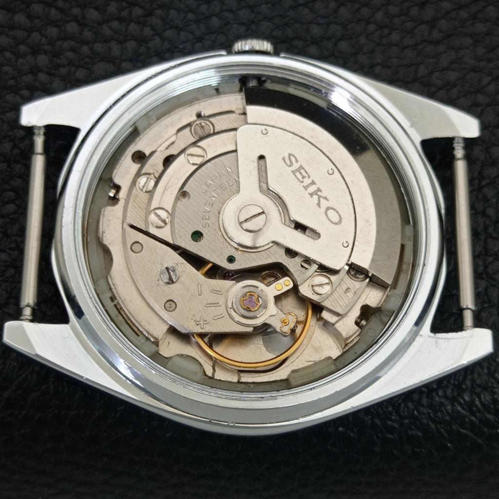 REFURBISHED SEIKO 5 AUTOMATIC 6309A VINTAGE JAPAN MENS SILVER WATCH A442253-1