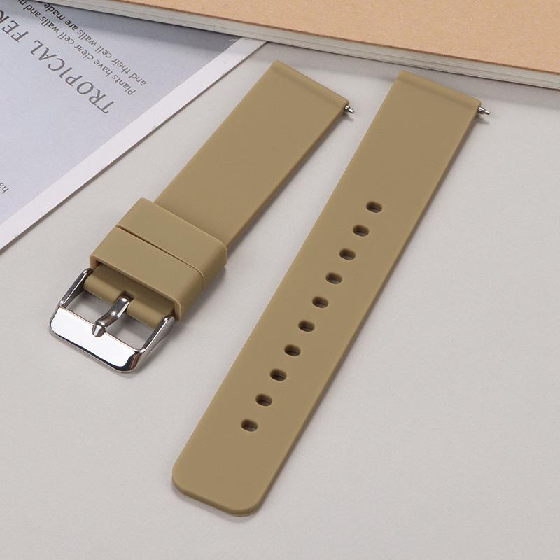 Snabbkopplingsbart Silikonarmband för Samsung & Huawei GT Smartklockor (16-24 mm) Tillgänglig nu