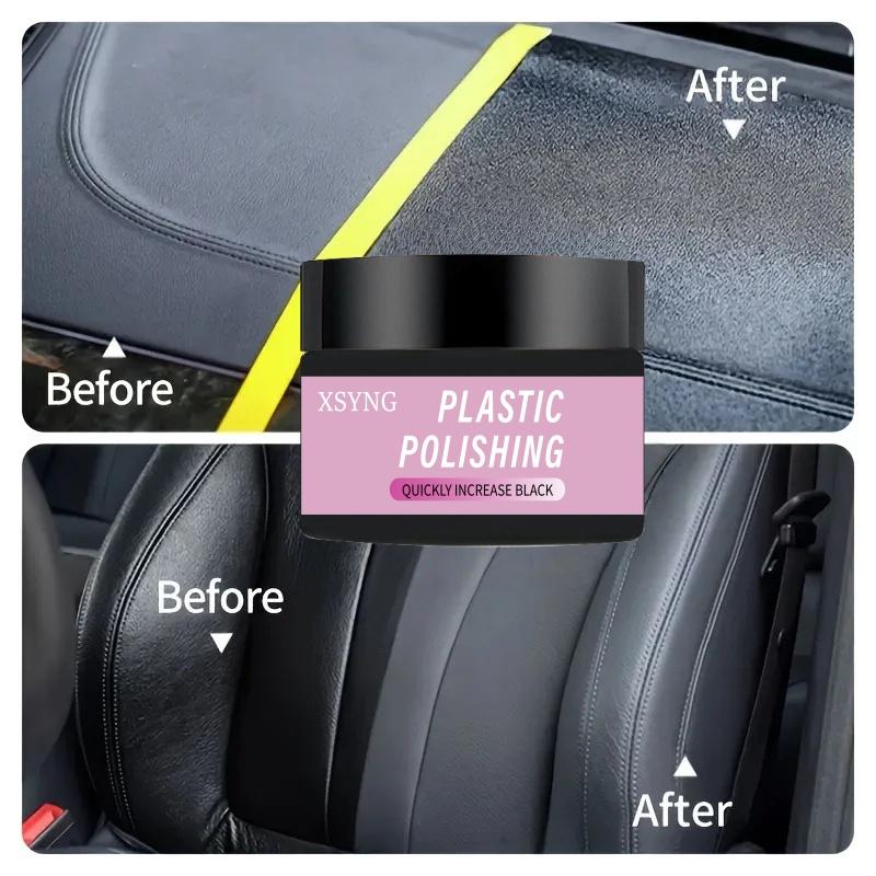 Crystal clear coating car plastic repair wax - repair plastic, rubber, sparkling interior and exterior decoration