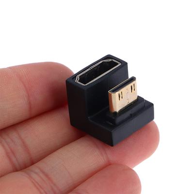 360 Grad Abgewinkelter U-förmiger L-Konverter Mini Hd Stecker zu HDMI Adapter Hd Anschluss