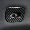 Carbon Fiber Pattern Car Stickers Rear Roof Hook Frame Decoration For Porsche Cayenne 2018- Cover Trim Interior Accessories