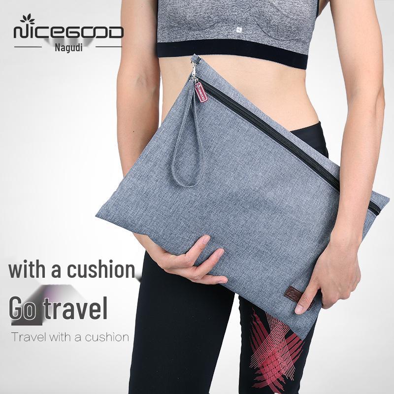 Большой водонепроницаемый холщовый коврик для йоги и сумка-сумка для аксессуаров E18