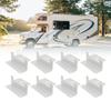 57PCS Solar Panel Mounting Brackets Aluminum Alloy Strong Support Solar Roof Mount Kit for RVs Trail