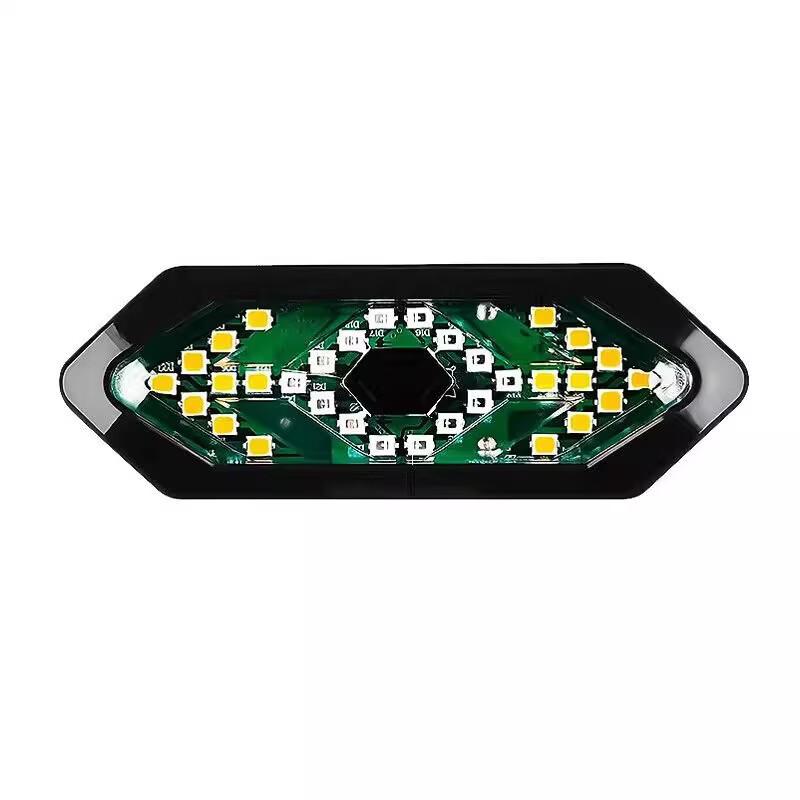 Lishi LED bezdrátové dálkové ovládání směrových a výstražných světel pro jízdní kolo