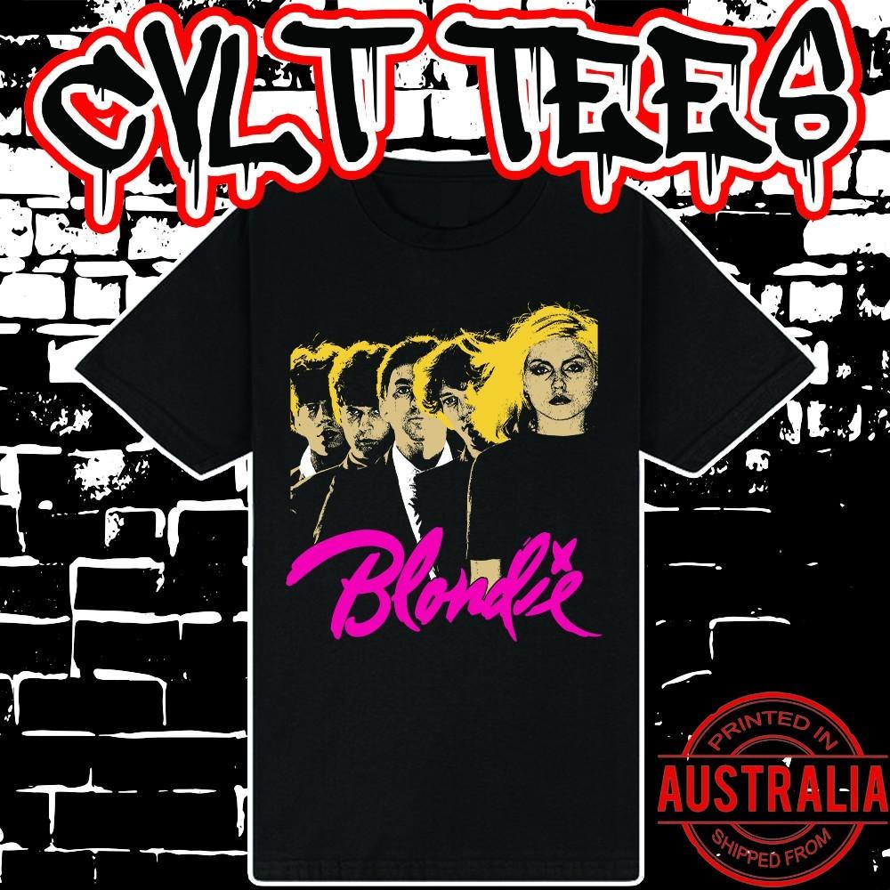 Blondie Band Tee ~ Premium Black Gildan Cotton Unisex T-Shirt XXXL