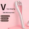 New Professional EMS Dual-Roller Facial Massager - Microcurrent Neck Firming Device with V-Lift Technology for Home Beauty Care