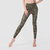 MCNSPORTS Oriental Blossom Yoga Leggings (Length-To-Length, Medium Support Type)